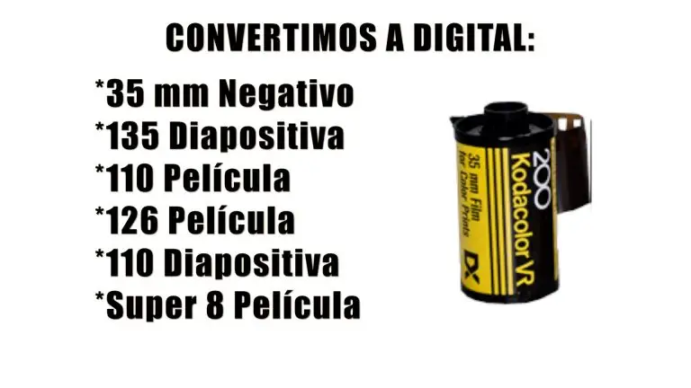 Conversión de negativos a digital